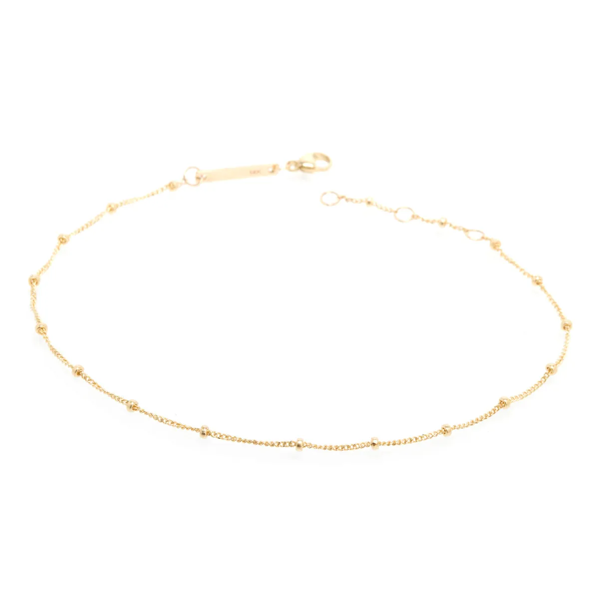 14k Gold Satellite Chain Bracelet