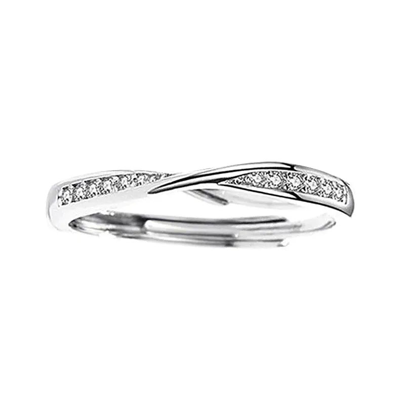 925 Sterling Silver Infinite Couple Rings