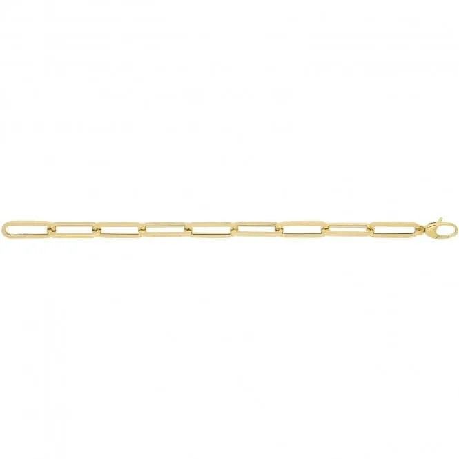 9ct Yellow Gold Hollow Bracelet NK459B