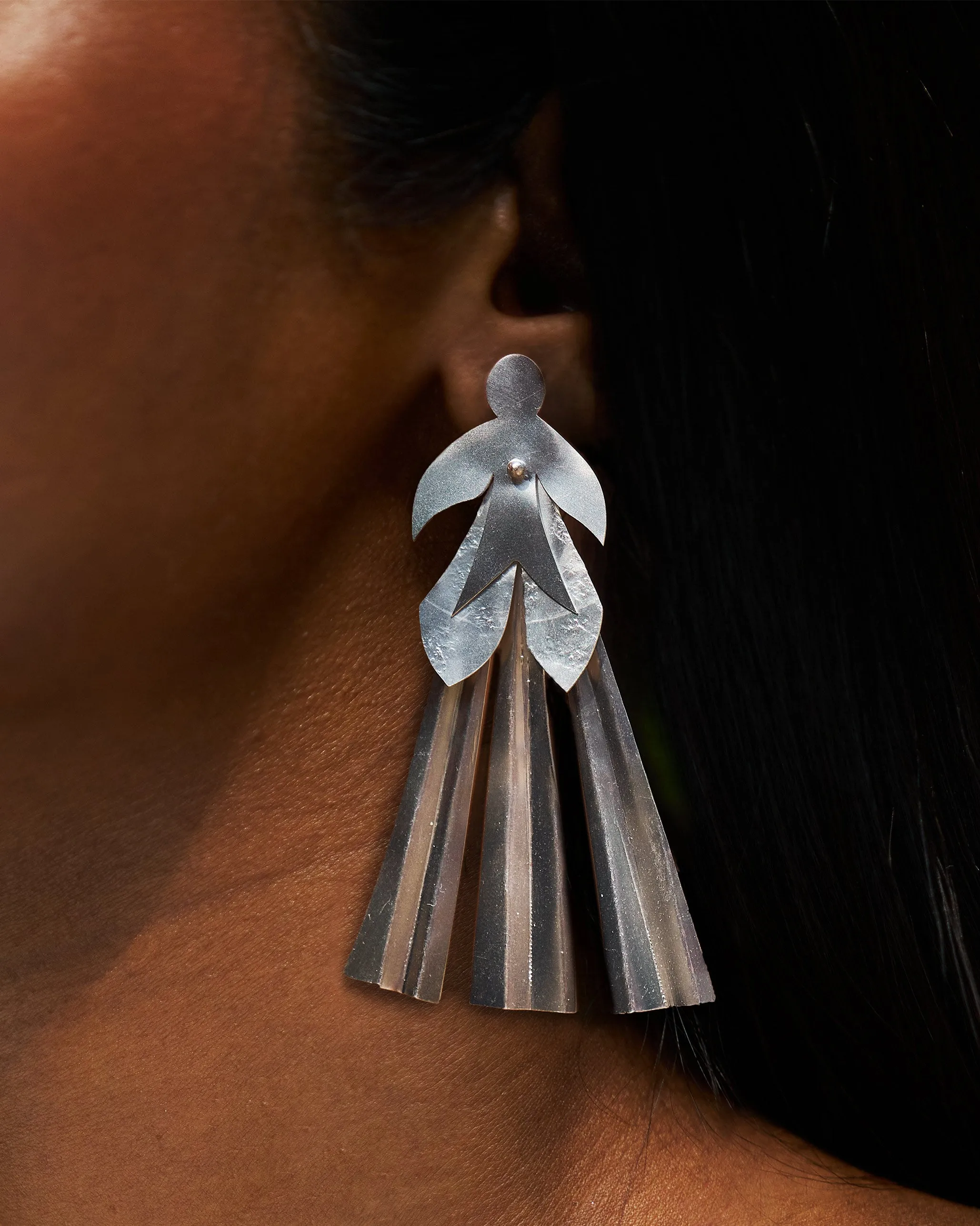 Athena Earrings - Silver