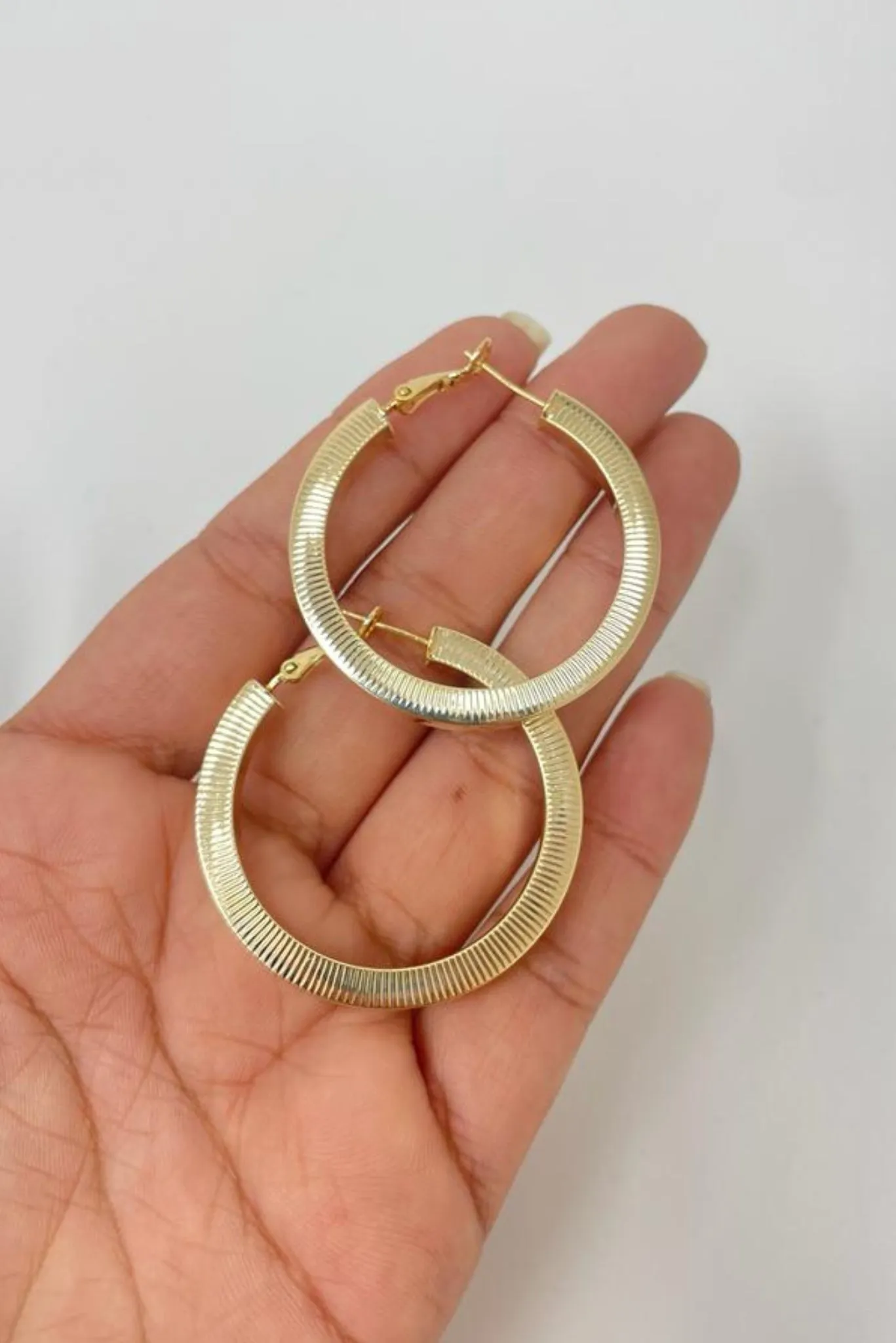 Aurora Circle Hoop Earrings