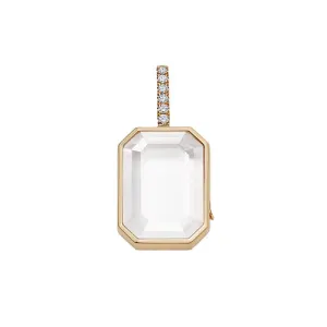 Baguette Diamond Locket