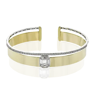 Bangle in 18K Gold with Diamonds