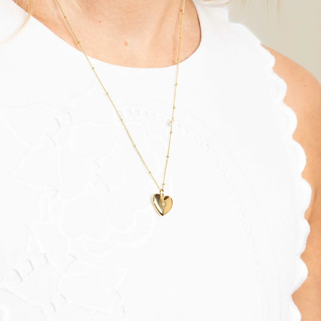 Behold Heart Photo Locket