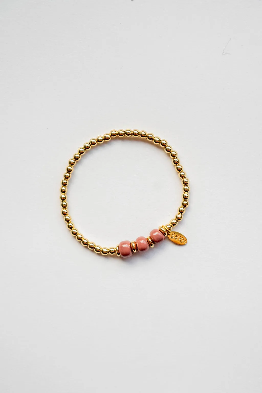 Bel Koz Simple Clay Gold Bracelet