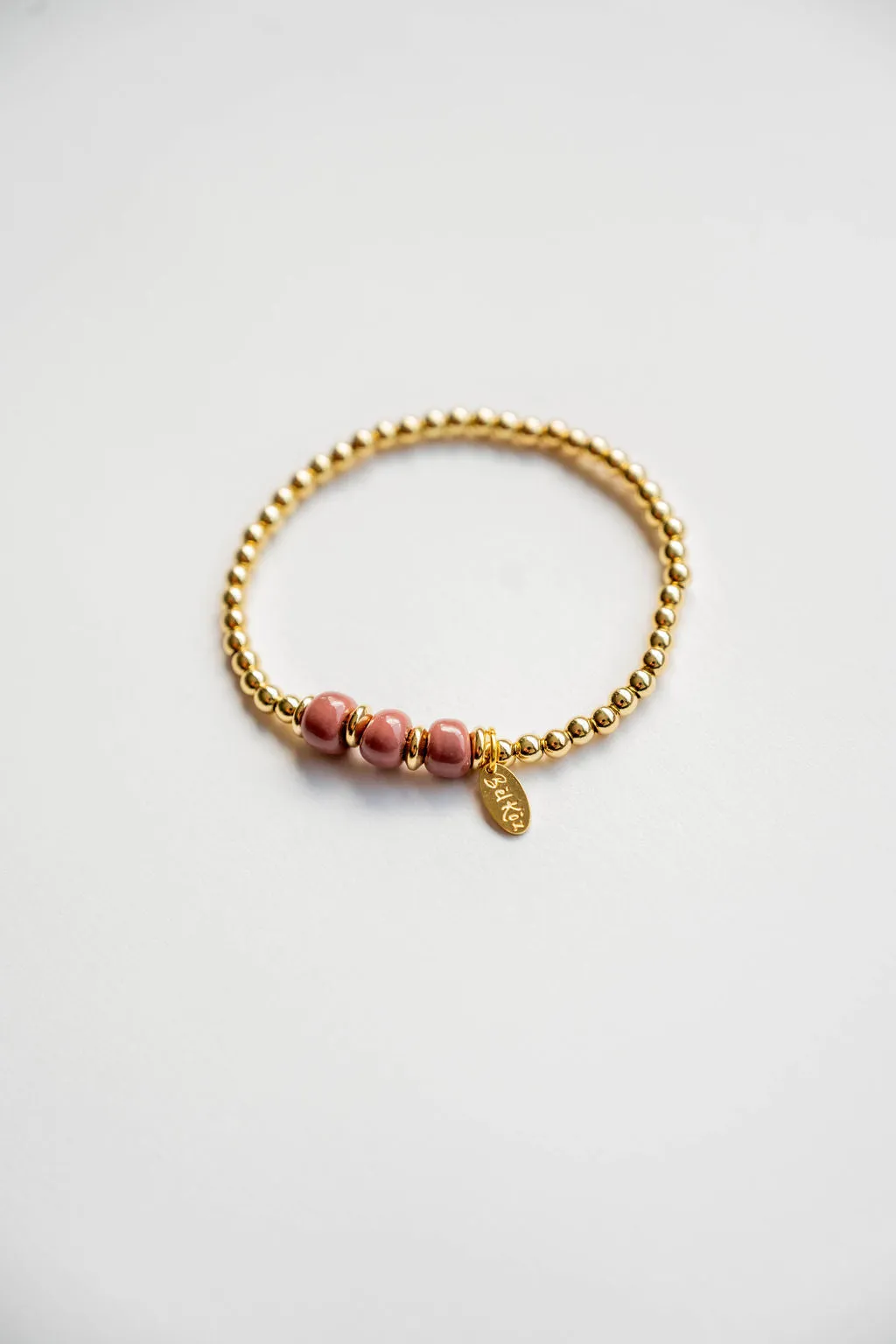 Bel Koz Simple Clay Gold Bracelet