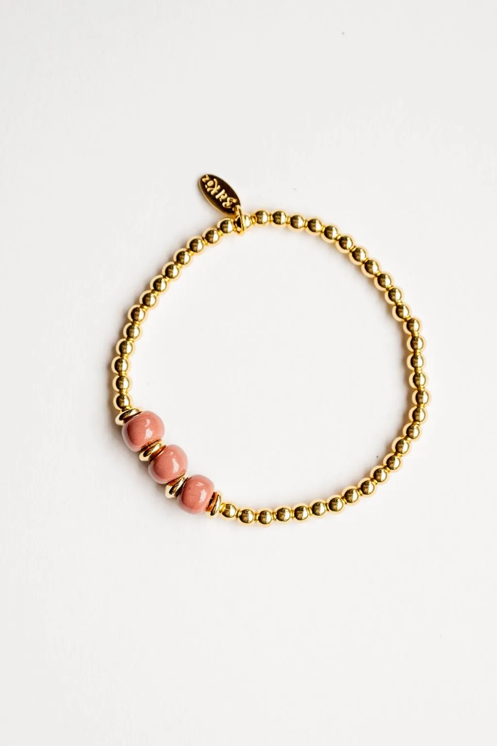 Bel Koz Simple Clay Gold Bracelet