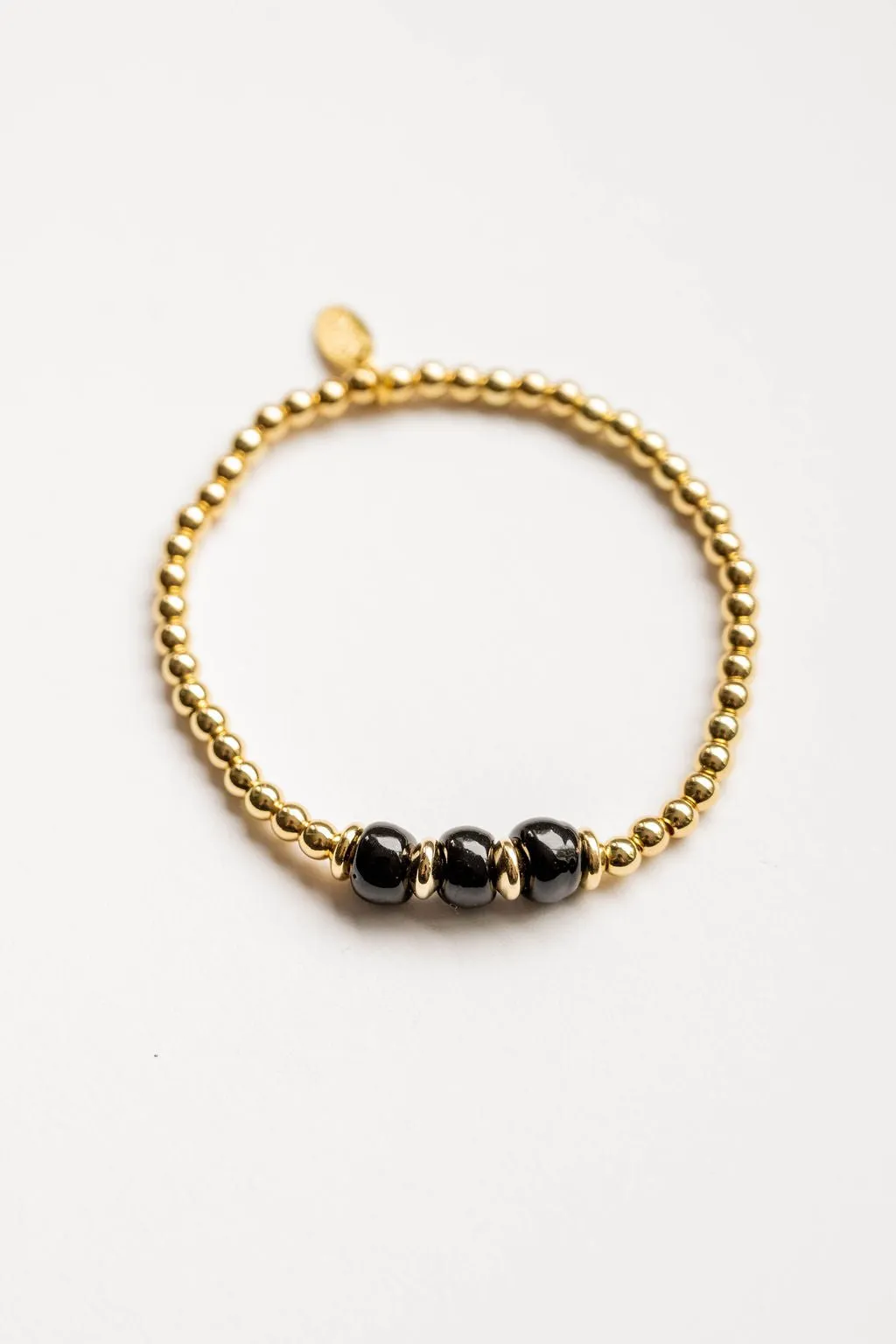 Bel Koz Simple Clay Gold Bracelet