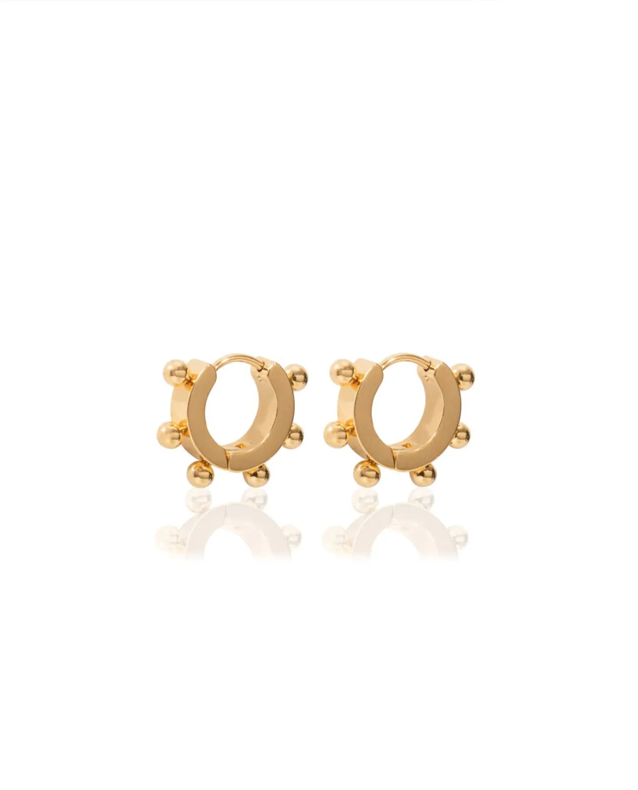 Bessie Earrings in Gold