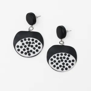 Black and White Stella Earrings