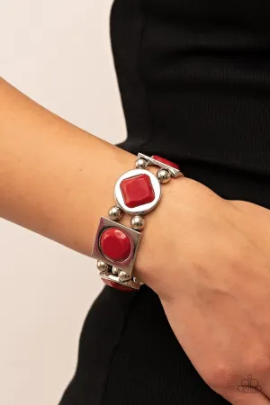 Bracelets Asymmetrical A-Lister - Red B2203