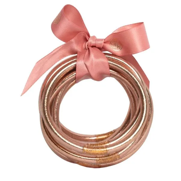 BuDhaGirl Rose Gold All Weather Bangles