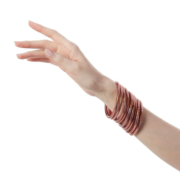 BuDhaGirl Rose Gold All Weather Bangles