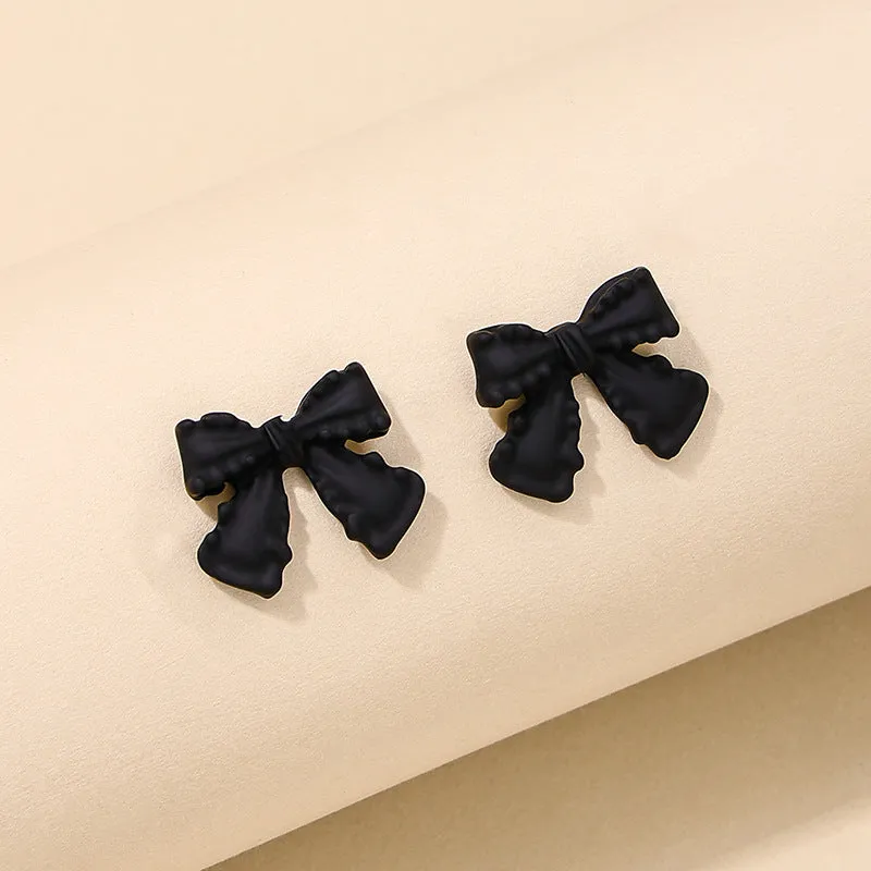 Chic Bow Earrings for Effortless Elegance