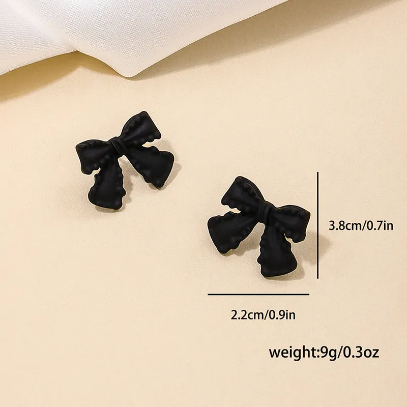 Chic Bow Earrings for Effortless Elegance