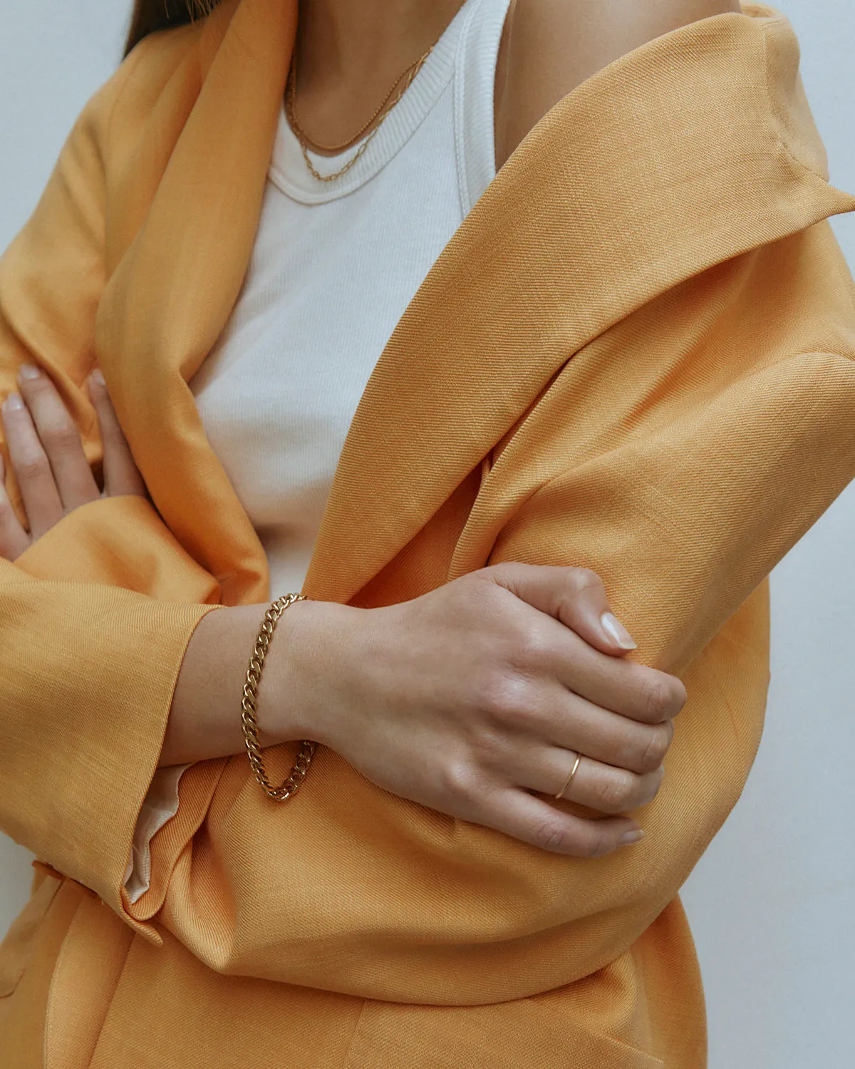 Chunky Curb Bracelet | Gold