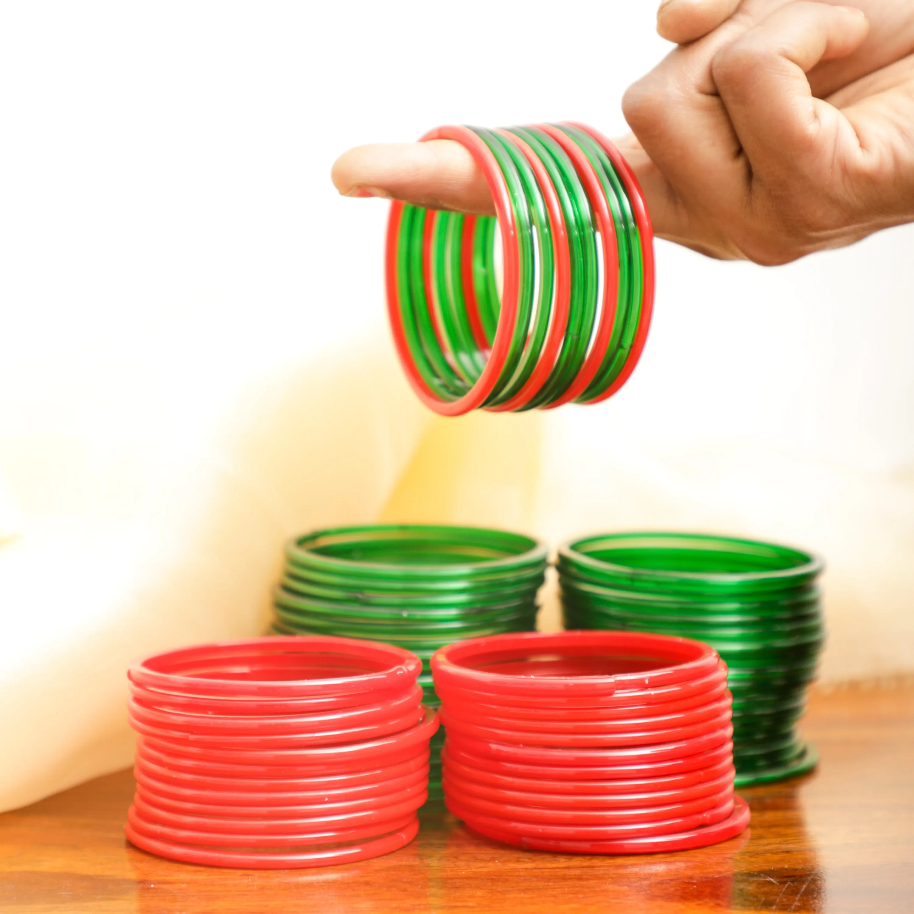 Colorful Traditional Glass Bangles