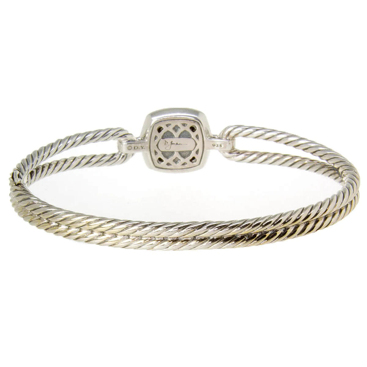 David Yurman Albion Bracelet with Black Onyx and Diamonds