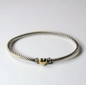 'David Yurman' Cable Collectibles Heart Bracelet | 6" |