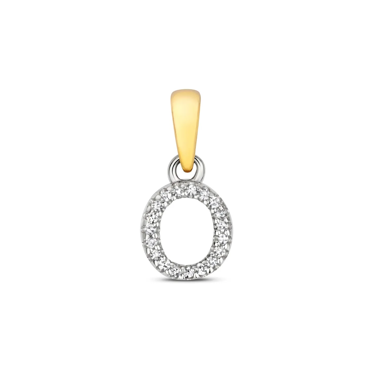 Diamond Initial Necklace | Solid 9 Carat Gold Charm | A to Z