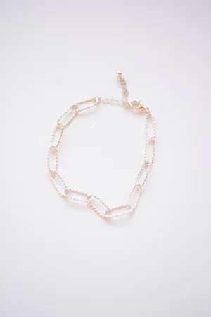 Elongated Link Chain Accent Bracelet