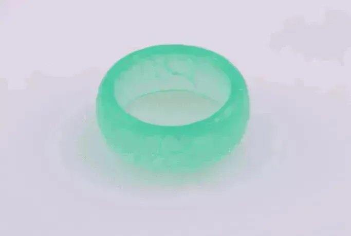 Fashionable Luminous Resin Ring