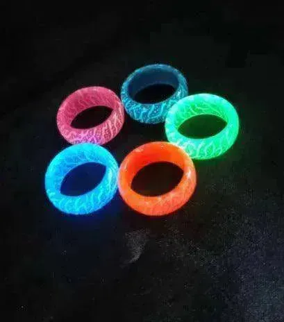 Fashionable Luminous Resin Ring