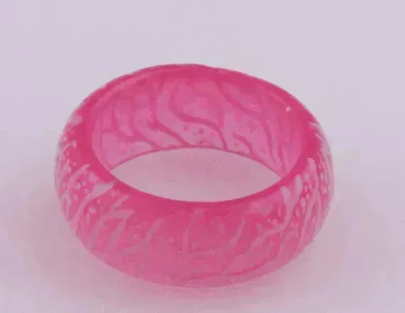 Fashionable Luminous Resin Ring