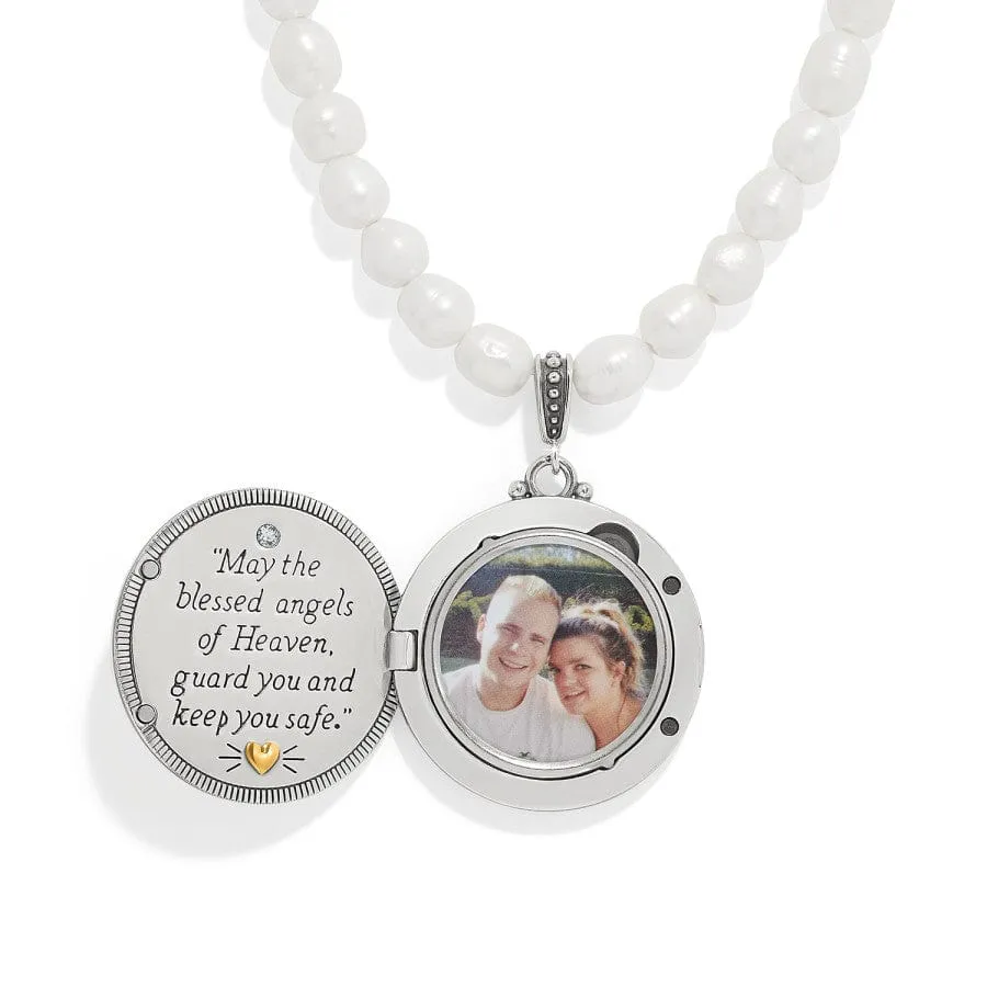 Guardian Angel Locket Necklace