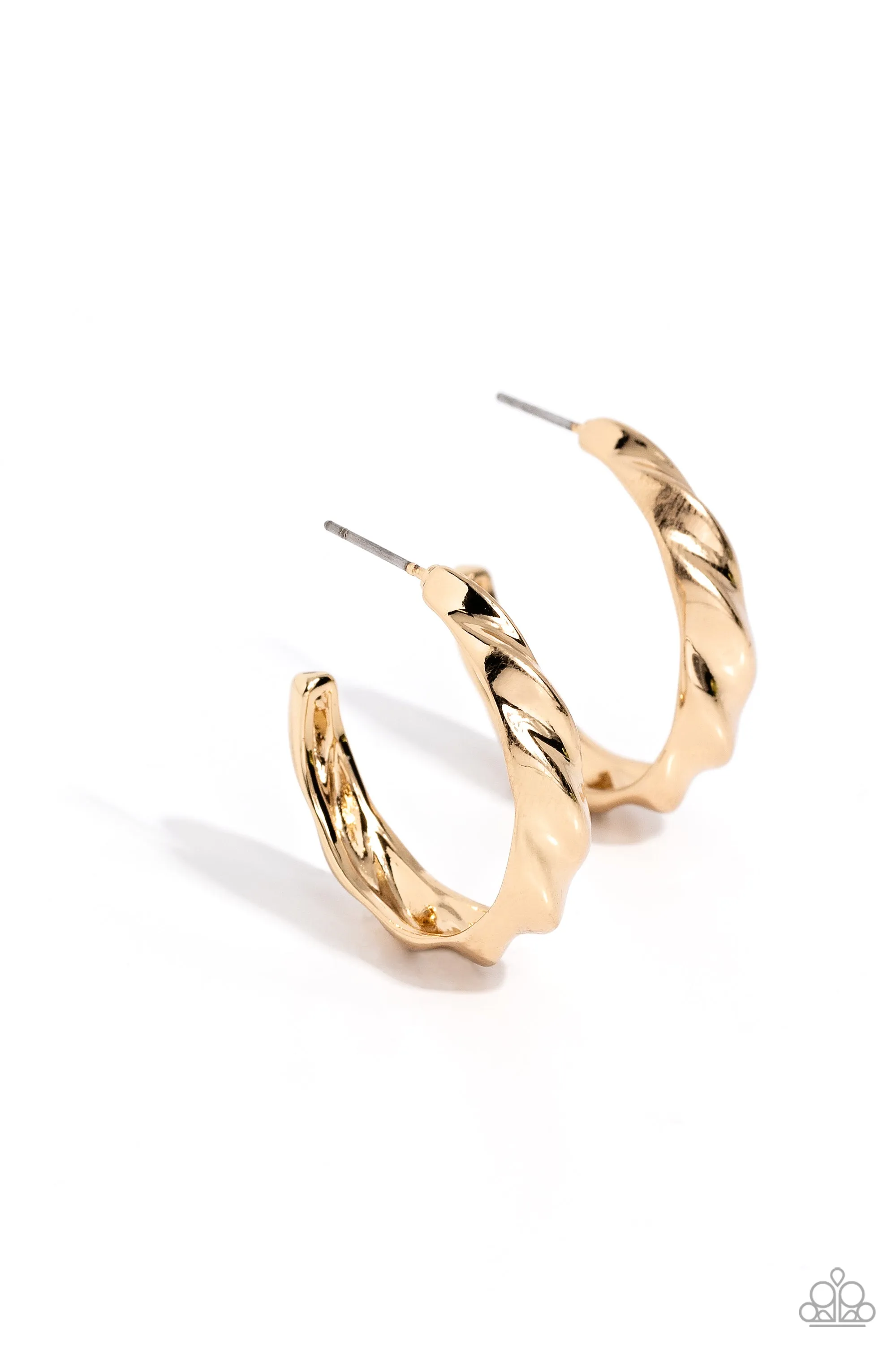 HOOP it Up - Gold Earrings