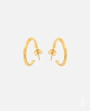 HOOPS "TRIGONO" SIMPLE GOLD