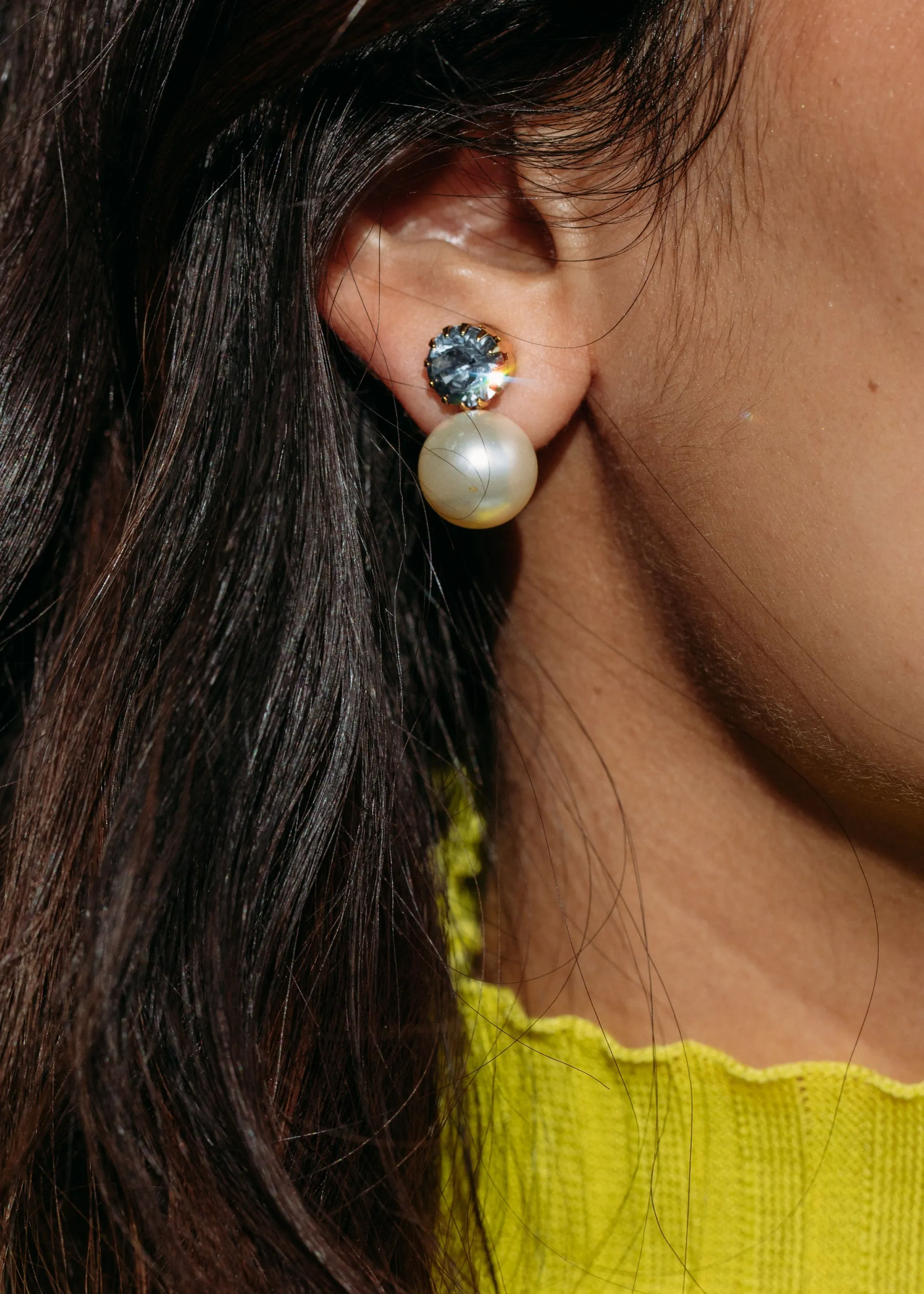 Ines Earrings -- Sky