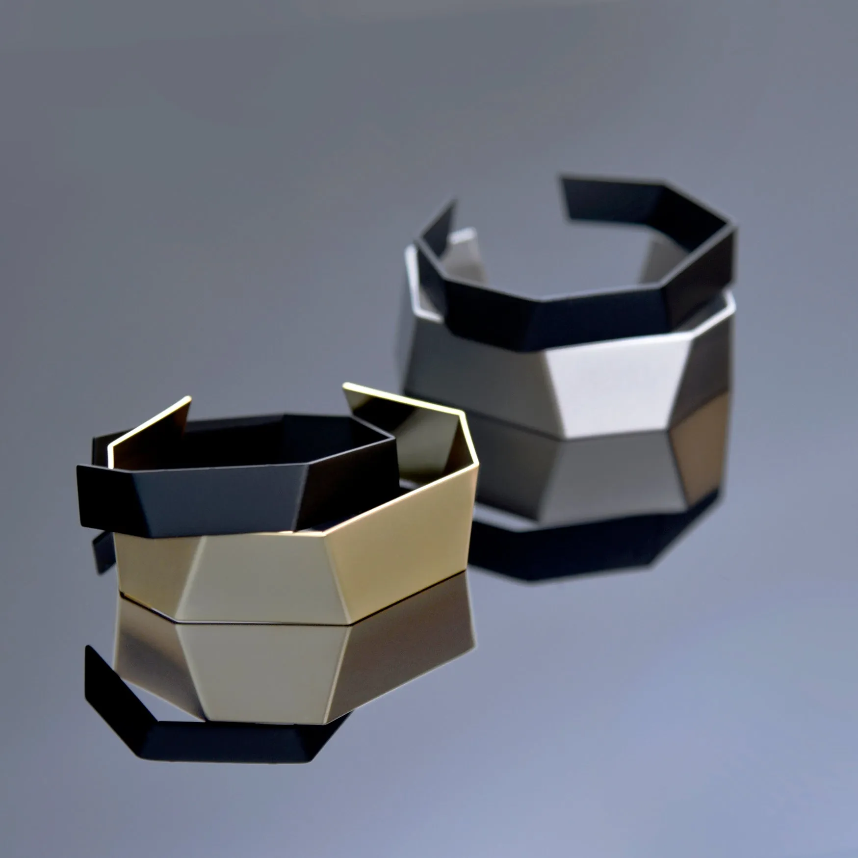 Kirigami Bangle Set