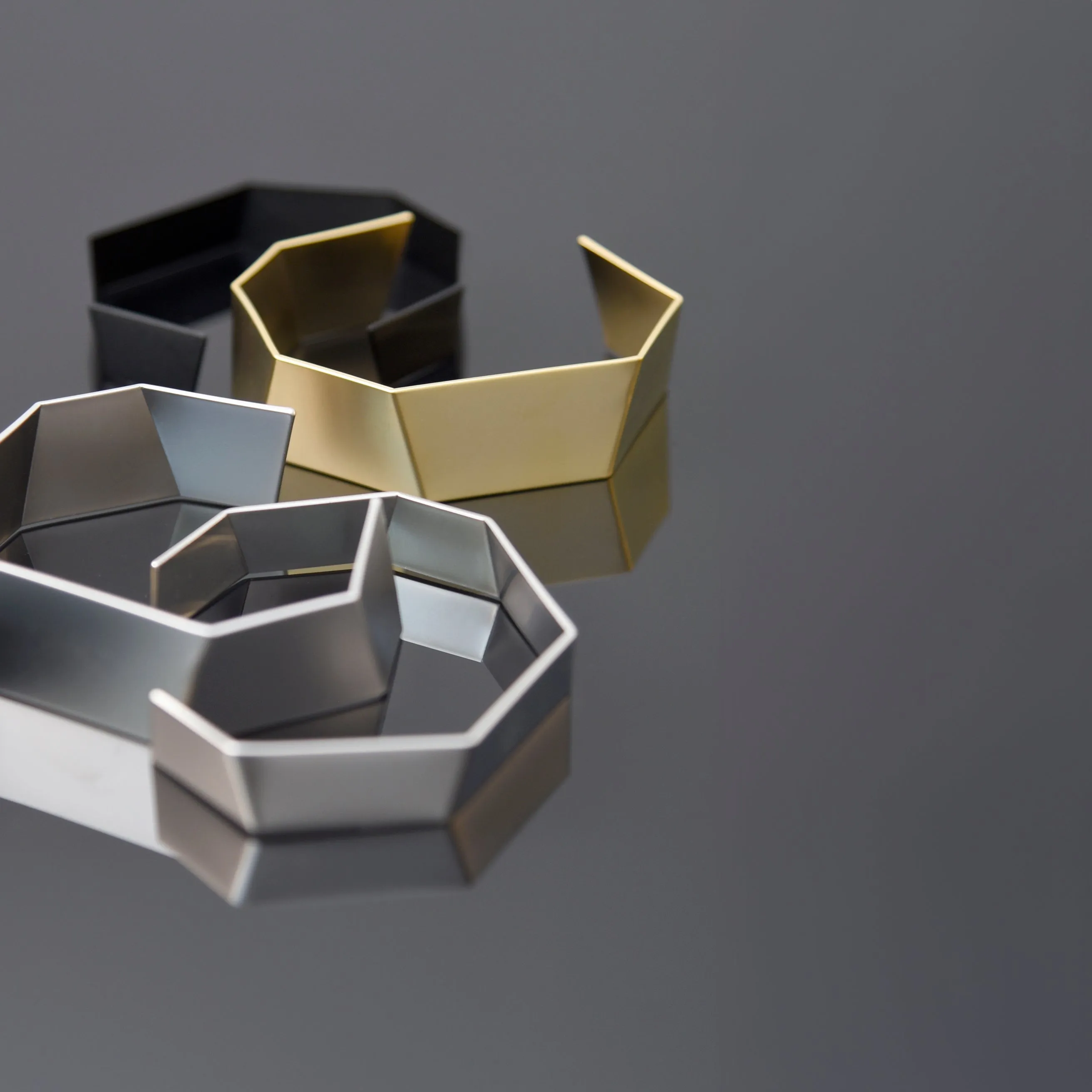 Kirigami Bangle Set