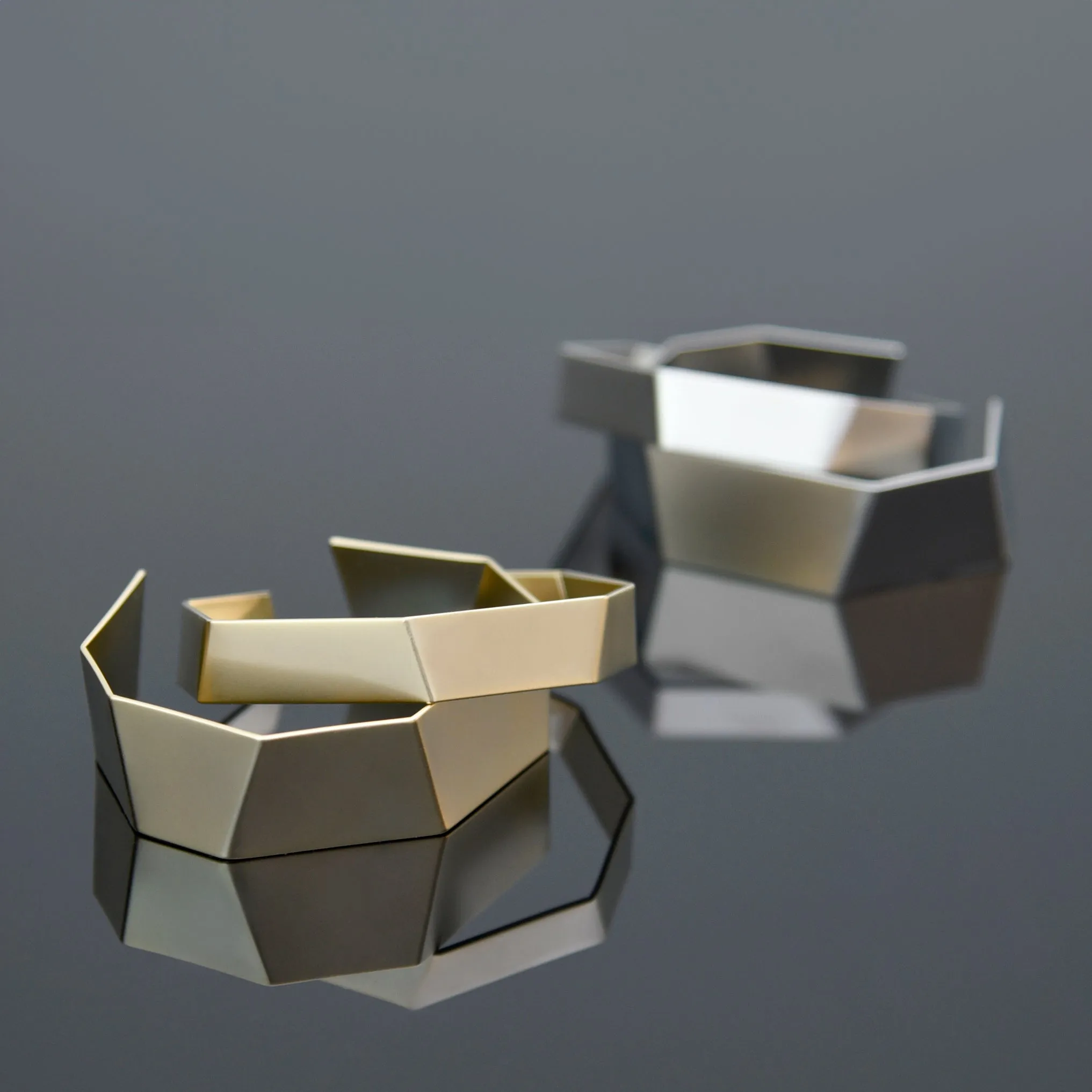 Kirigami Bangle Set