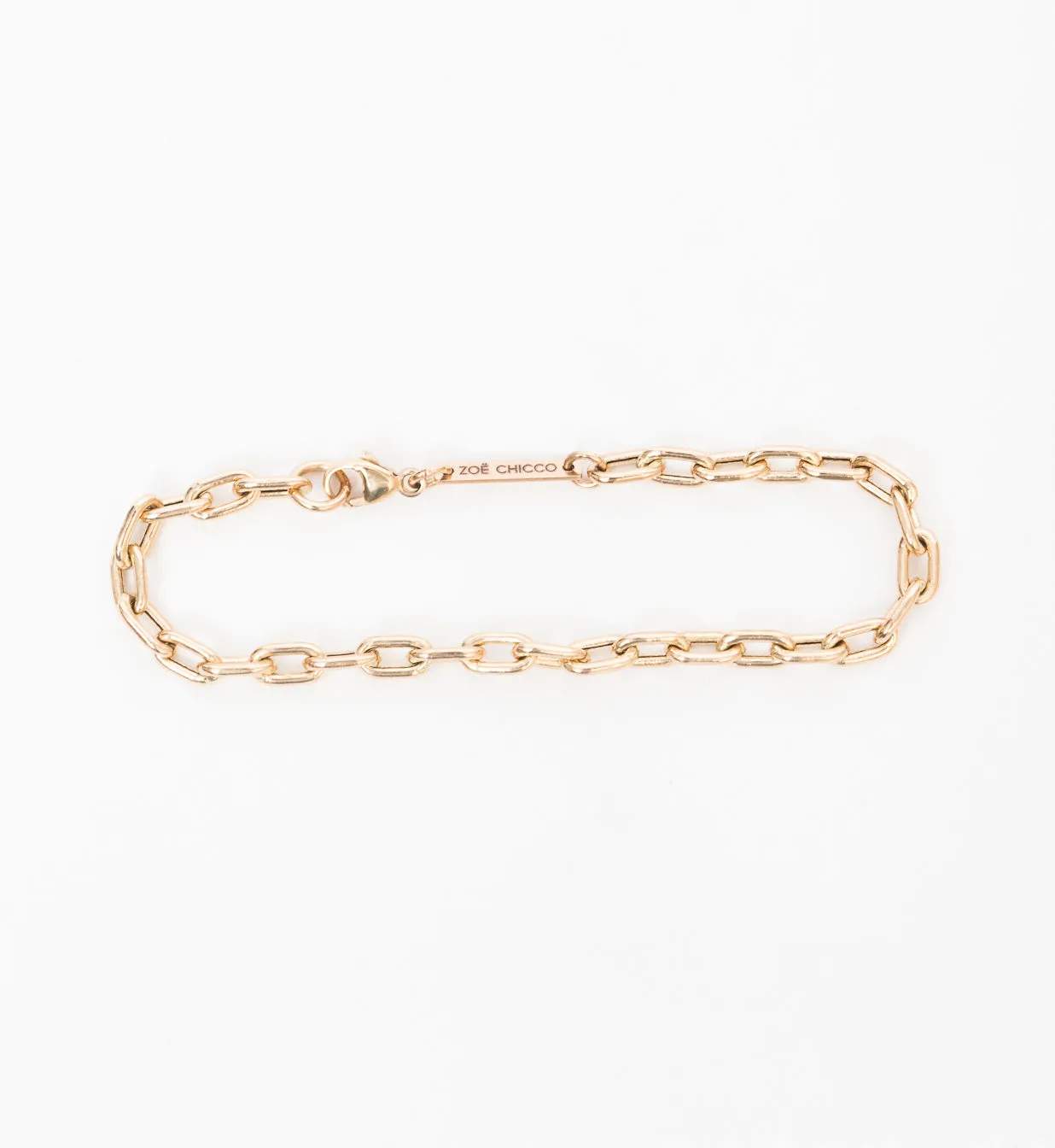 Large Square Oval Chain Bracelet