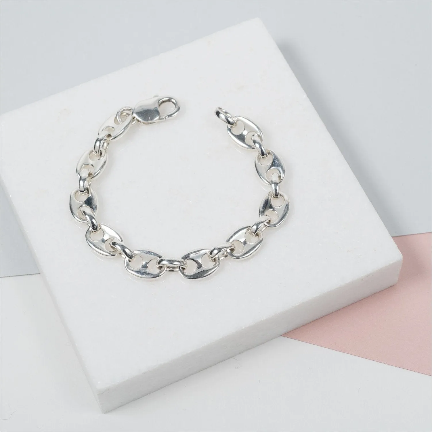 Maddox Sterling Silver Marina Link Bracelet