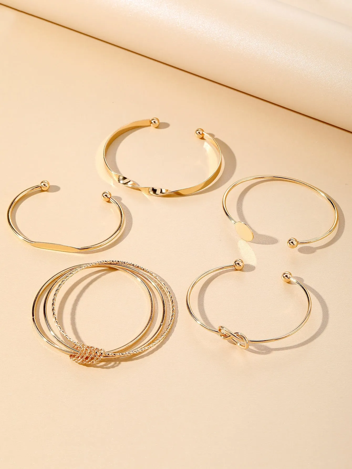 Metal Women's Sexy Simple Daily Bracelet 5 pcs Set