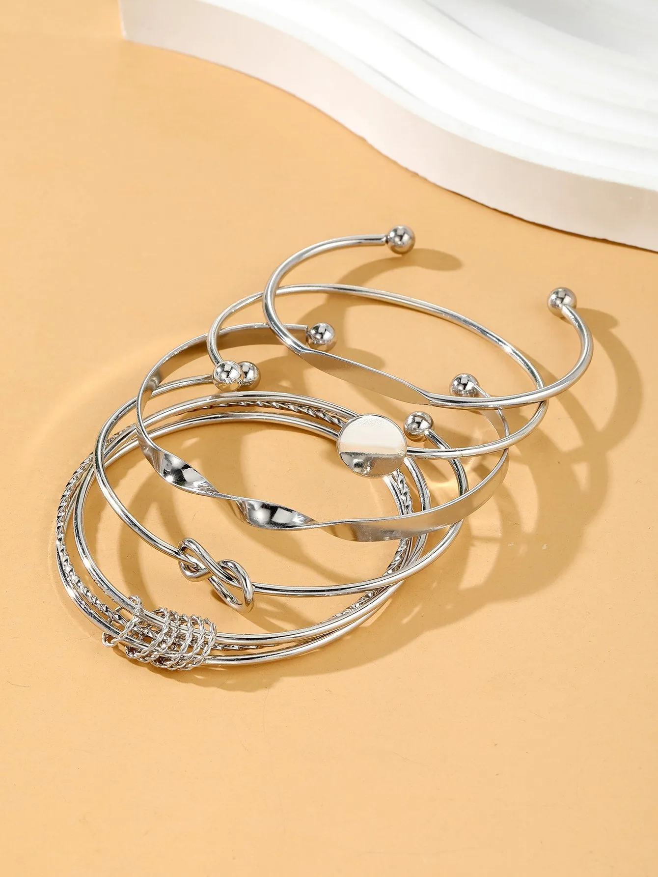 Metal Women's Sexy Simple Daily Bracelet 5 pcs Set