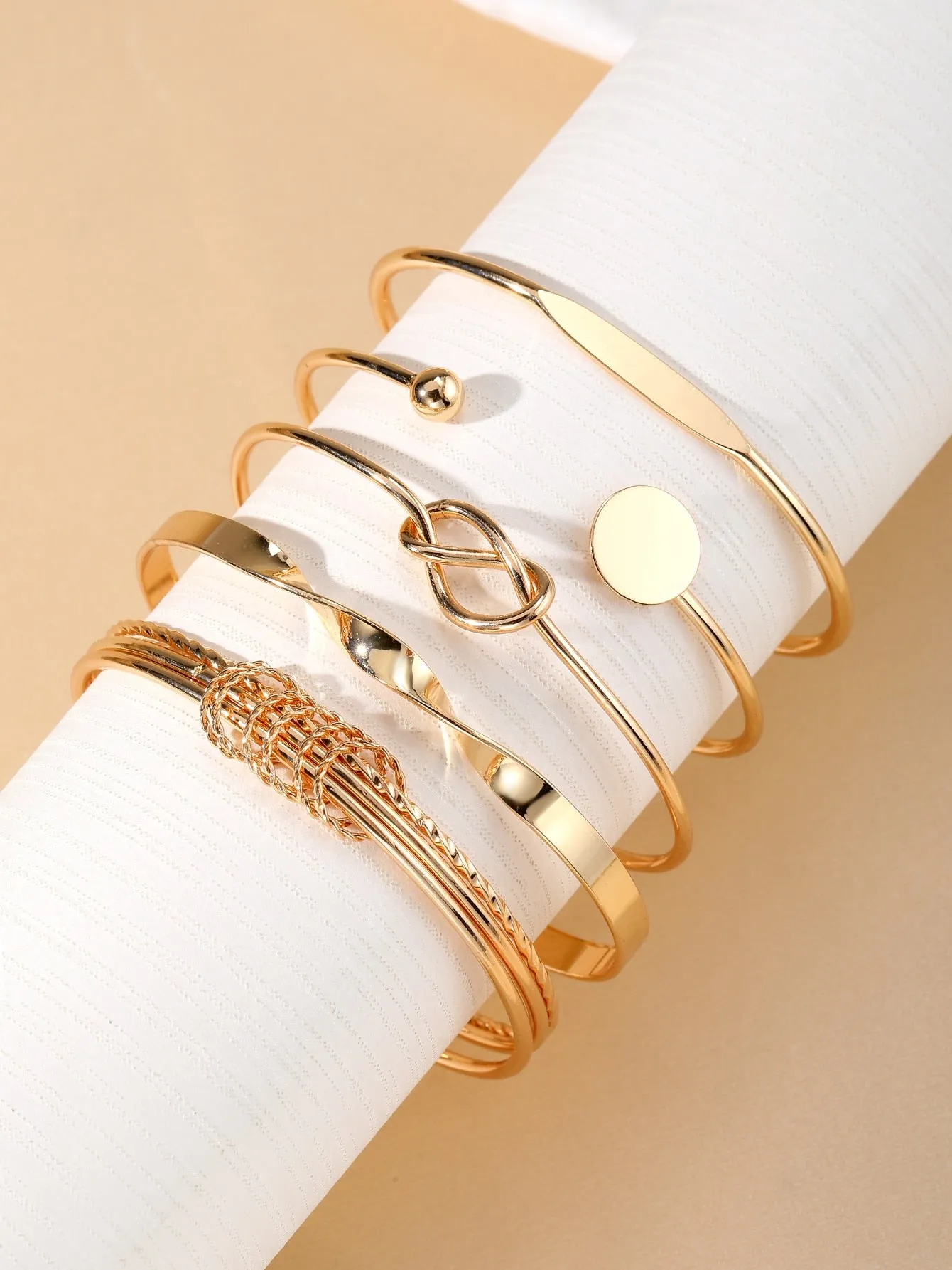 Metal Women's Sexy Simple Daily Bracelet 5 pcs Set