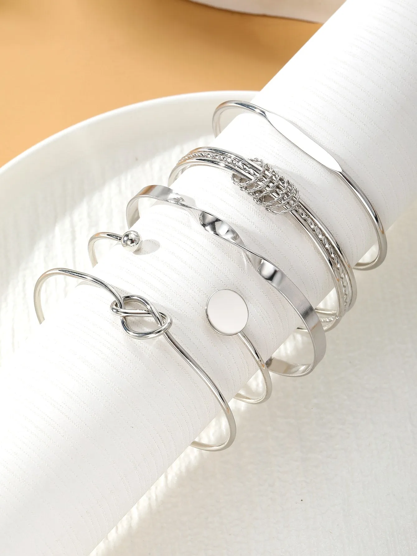 Metal Women's Sexy Simple Daily Bracelet 5 pcs Set