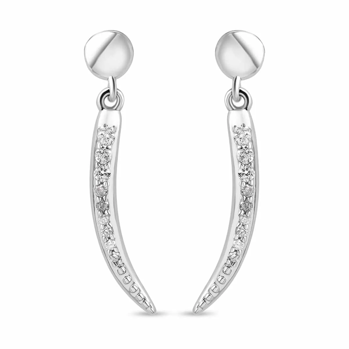 Molto Mini Diamond Drop Stud Earring