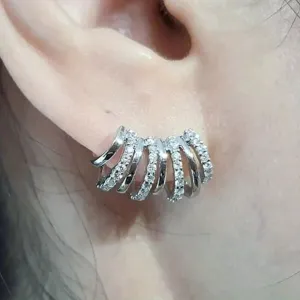 Multi Hoop Stud Earrings