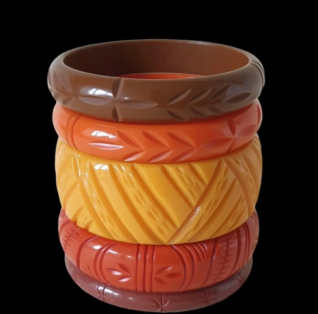 Mustard Wide Hawaii Bangle