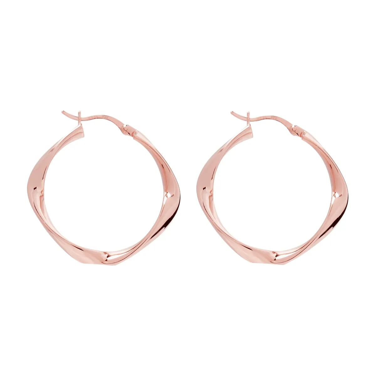 Najo Garden of Eden Rose Gold Hoop Earring