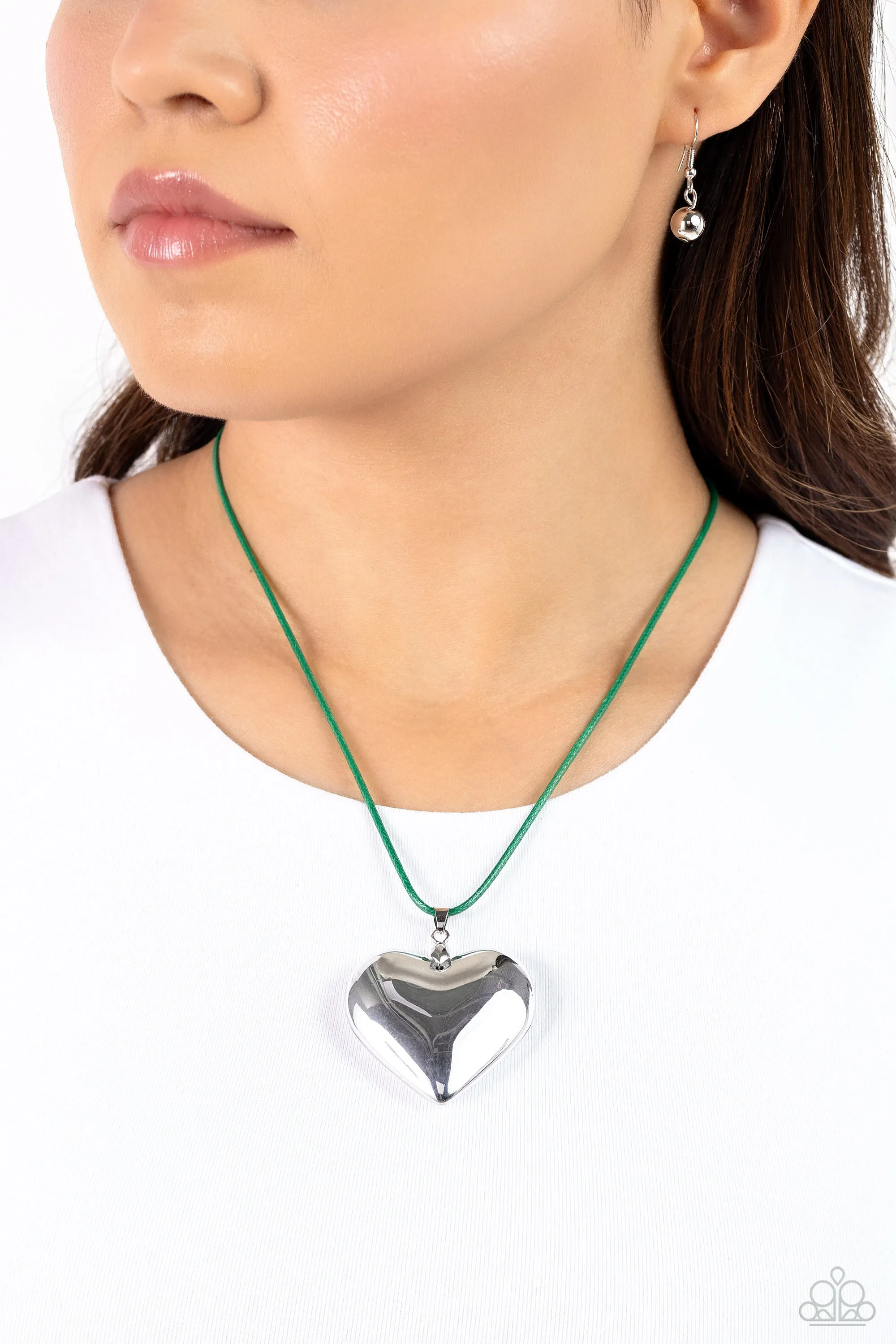 Necklaces Devoted Daze - Green VDAY V501