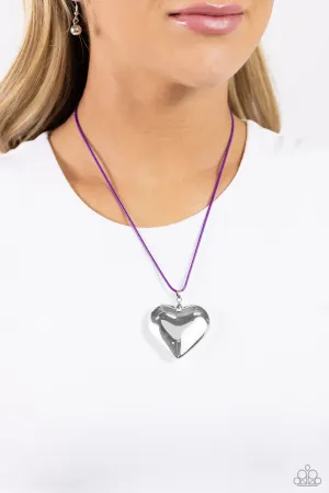 Necklaces Devoted Daze - Purple VDAY V501