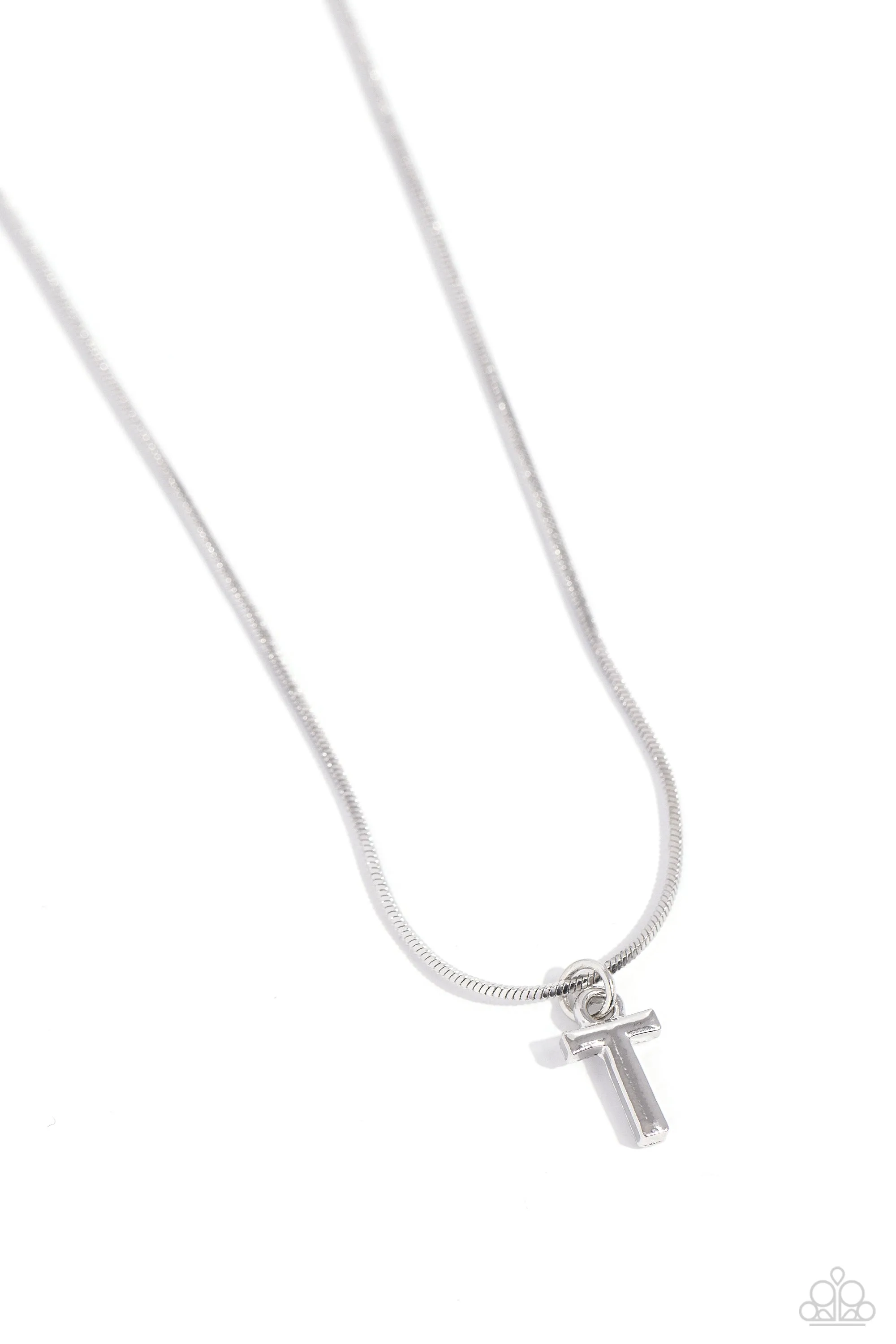 Necklaces Seize the Initial - Silver - T