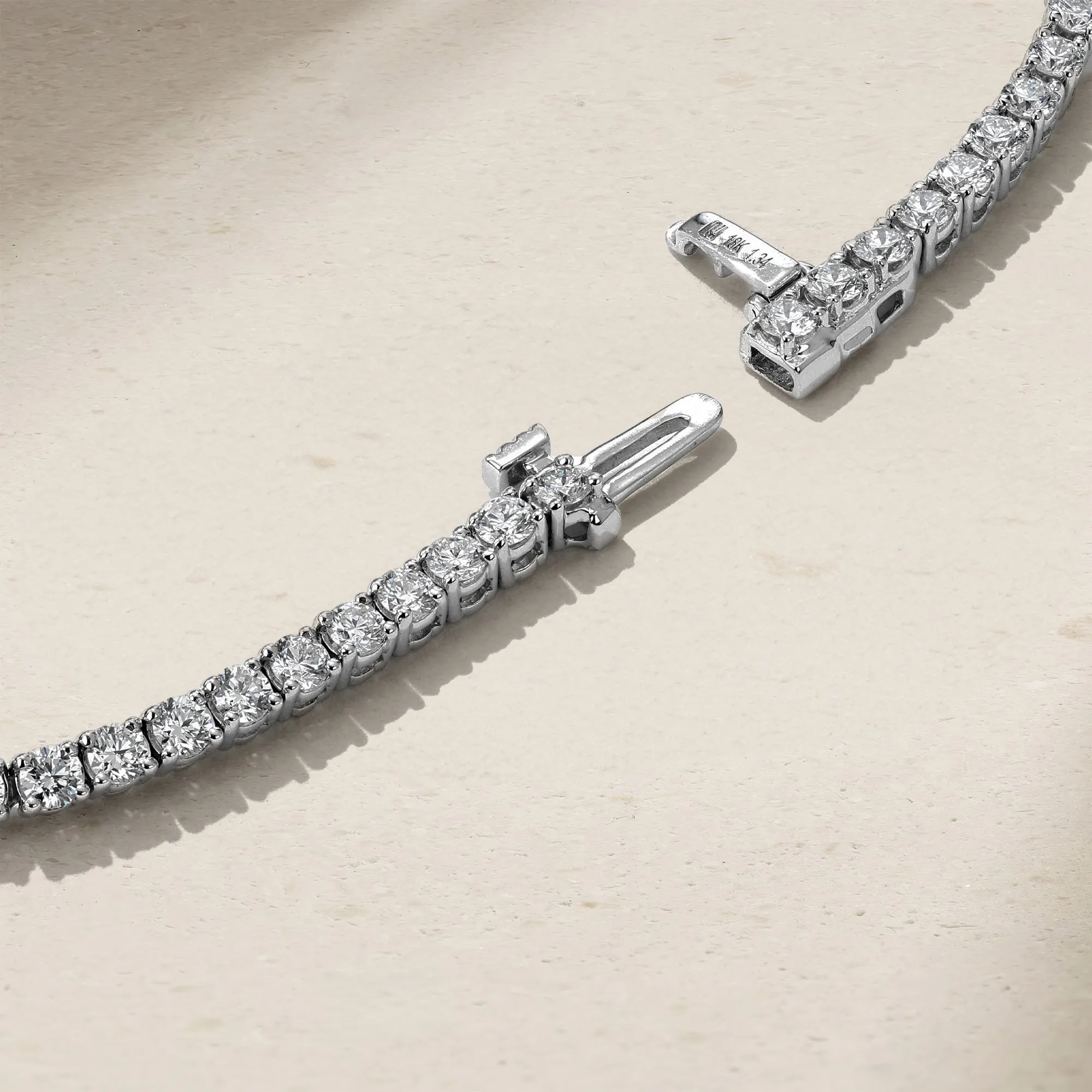 Nouveau Sapphire and Diamond Tennis Bracelet