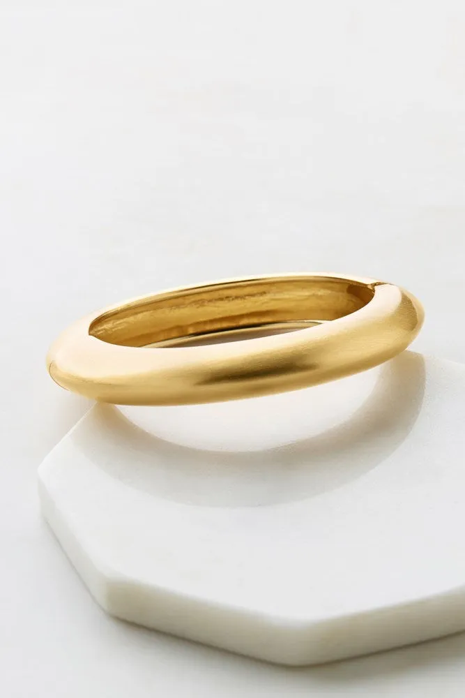 Olivia Brushed Bracelet - Gold